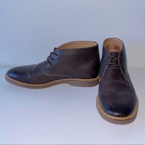 Clarks leather chukka boots